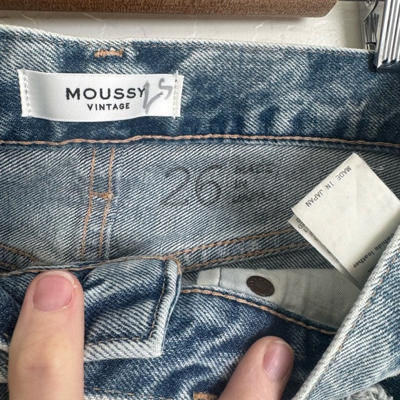 Moussy Vintage HESPERIA STRAIGHT Light Blue Size 26 - Picture 3 of 8